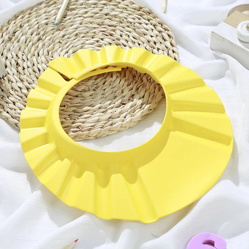 Adjustable Baby Shampoo Bathing Cap With Ear Protection
