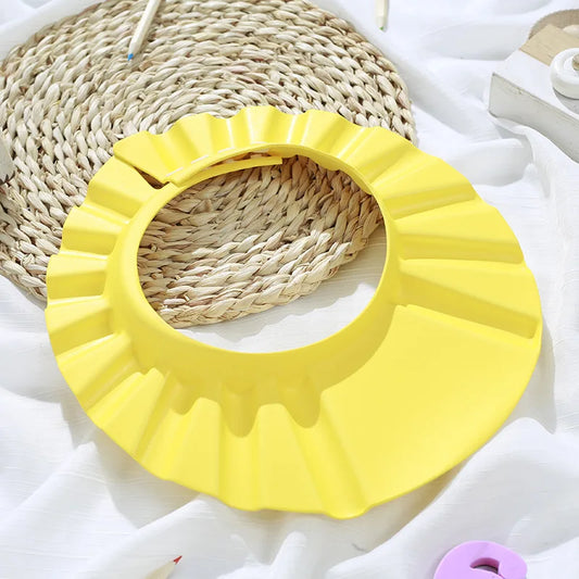 Adjustable Baby Shampoo Bathing Cap With Ear Protection