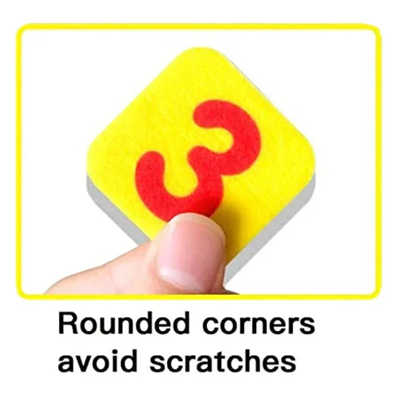 2 Pack Pencil Shape Felt Counters For Kids Counting Math Toy