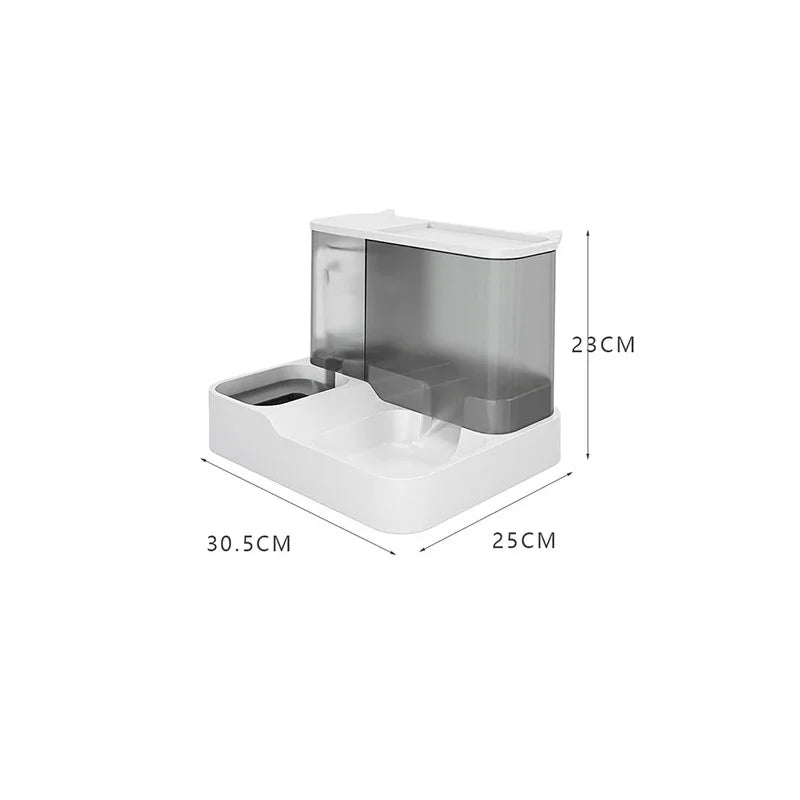 Automatic Pet Feeder And Water Dispenser Large Capacity